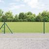 zahrada-XL Plot s stĺpmi Zelená 0.6 x 10 m Ocel potiahnutá PVC 3353475