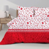 Prehozynapostel Vianočné posteľné obliečky z prémiovej bavlny – motív vianočné ozdoby Šírka 160 | Dĺžka 200