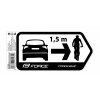 Force Nálepka na auto SAETY 184 x 84 mm čierna