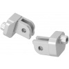 SW MOTECH Mounting kit pre EVO footrest Silver. Triumph Tiger 660 (21-)