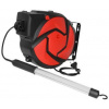 Samonavíjací bubon s el. káblom 14 ma LED lampou C-14LEDCZ