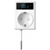 IMMAX NEO SMART múdra vnútorná zásuvka s teplomerom bez kolíka (typ F)/ 16A/ Wi-Fi/ TUYA/ LIDL