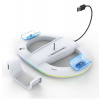 iPega P5S045 Vertikálne Nabíjací Stojan s RGB pre PS5/PS5 Slim White (6974363711443)