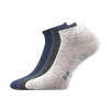 HOHO jednofarebné nízke ponožky Boma Muž 39-42 3 páry