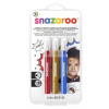 SNAZAROO Štětce Brush Pen s barvami na obličej Dobrodružství
