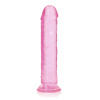 RealRock Crystal Clear Realistic 9″ ružové dildo s prísavkou 25,5 x 4,5 cm