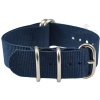 ADANITO NATO2BLU24 - Nylonový Nato remienok na hodinky 24 mm modrý