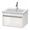Duravit Ketho Umývadlová skrinka 41x60x48 cm, 1 zásuvka, lesklá biela KT641802222