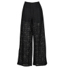 Desigual Padavé nohavice PANT_NEWCASTLE Čierna