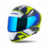 Přilba Aero Drome, CASSIDA (modrá/žlutá fluo/světle modrá/bílá) 2025 XL (61 až 62 cm)