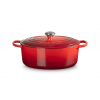Le Creuset - Liatinový hrniec oválny s pokrievkou 31 cm/6,3 l červený