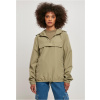 Ladies Recycled Basic Pull Over Jacket - khaki S