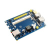 Waveshare Compute Module IO Board with PoE Feature, Composite Breakout Board for Developing with Raspberry Pi