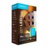 Modee Lighting LED dekorácia 10 LED 90cm štipce snehuliak 2xAA batérie