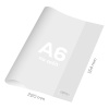 Obal na zošit A6 PVC 220x154 mm, hrubý 120 mic /transparentný, 1 ks