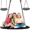 Eoshop Houpačka Čapí hnízdo, 100 cm, černá