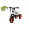 Teddies Odrážadlo FUNNY WHEELS Rider SuperSport biele/oranž 2v1+popruh,výš.sedla28/30cm nos.25kg 18m+v krab.