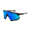 Okuliare SCICON Aeroshade XL Black Multimirror Blue + Rain Clear Lenses