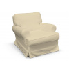 Dekoria Poťah na kreslo Barkaby, krémová, Poťah na kreslo Barkaby, Chenille, 161-39