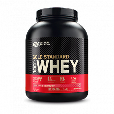 Optimum Nutrition 100% Whey Gold Standard 2270 g vanilla ice cream