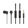 Slúchadlá Swissten YS500 black - kovové dynamické s mikrofónom pre iPhone - iPad - iPod a iné zariadenia