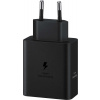 Samsung Príslušenstvo Samsung cestovná nabíjačka EP-T5020XBEGEU, 50W + USB-C/USB-C kabel 5A 1.8m Super Fast, čierny 8806095720838
