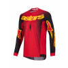 Dres SUPERTECH SCENZ, ALPINESTARS (červená/černá/žlutá, vel. M)
