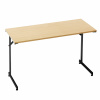AJ PRODUKTY Skladací kongresový stôl Claire, 1200x600 mm, buk, čierna 143483