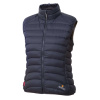 Dámska páperová vesta Warmpeace Swan Lady raven black M