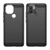 Puzdro Carbon Case pre Xiaomi Redmi A1+ flexibilný silikónový karbónový kryt čierny (Puzdro Carbon Case pre Xiaomi Redmi A1+ flexibilný silikónový karbónový kryt čierny)