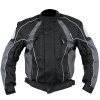 XELEMENT GRAY / BLACK TOUR - pánská textilní bunda na motorku - L - doprava zdarma