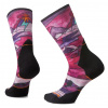 Smartwool Athlete Edition Run Print Crew Meadow Mauve 34-37