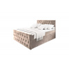 Čalúnená posteľ boxspring FENDI - casablanca 4 / 140x200 / s vrchným matracom