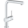 GROHE Minta páková drezová batéria s vyťažiteľným výtokom, výška výtoku 292 mm, chróm, 32168000
