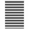 Roleta zebra, čierna, šírka tkaniny 100,9 cm, polyester