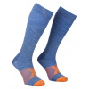 Ortovox pánske ponožky Tour Compression Long Socks M | farba: safety blue, veľkosť: 39-41