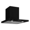 Klarstein Limelight, digestor, 60 cm, nástenný, 600 m³/h, čierny (TK15-Limelight-60-BL)