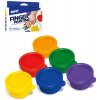 Barvy dětské prstové set 6 barev 30ml malování prsty