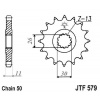 JT Reťazové koliečko JT JTF 579-16RB 16T, 530 pogumované