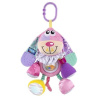Playgro Závesný psík s hryzadlami ružový 9321104884039