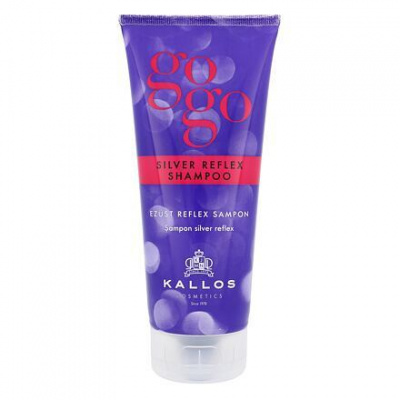 Kallos Cosmetics Gogo Silver Reflex šampon pro šedivé vlasy 200 ml pro ženy