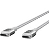 Belkin F2CU050bt04-SLV USB-C to USB-C,1,2m, stříbrný