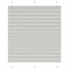 Plisovaná roleta světle šedá 120x100 cm Šířka látky 119,4 cm Šedá 4015334