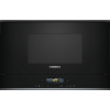 Siemens BF722L1B1 iQ700 vstavaná mikrovlnná rúra, šírka 59,4 cm, 900 W, 21 l, TFT dotykový displej, 5 úrovní výkonu, 7 automatických programov, rýchly štart, čierna