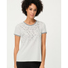 Tričko OLSEN dámske 11105337 10051 Biela vzor - 40