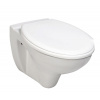 Aqualine Taurus wc misa závesné bez splachovacieho kruhu biela LC1582