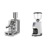 Rocket Espresso Porta Via + Eureka Atom Specialty 65, white