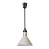 Lampa na ohrev jedál – závesná, kužeľová, HENDI, Biela, 230V/250W, ⌀275x(H)250mm