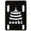 Sushi - 1/8 Pagoda Riser - Black (1ks) - podložka pod trucky