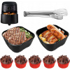 ZESTAW 8 AKCESORIÓW DO AIRFRYER PHILIPS 2000/3000 COSORI 3,8-4,7 L